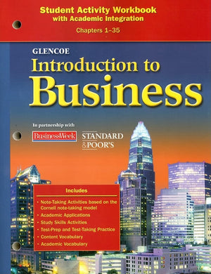 Introduction To Business, Chapters 135, Student Activity Workbook (BROWN: INTRO TO BUSINESS),Used
