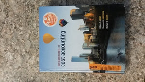 Fundamentals of Cost Accounting, 4th Edition,Used