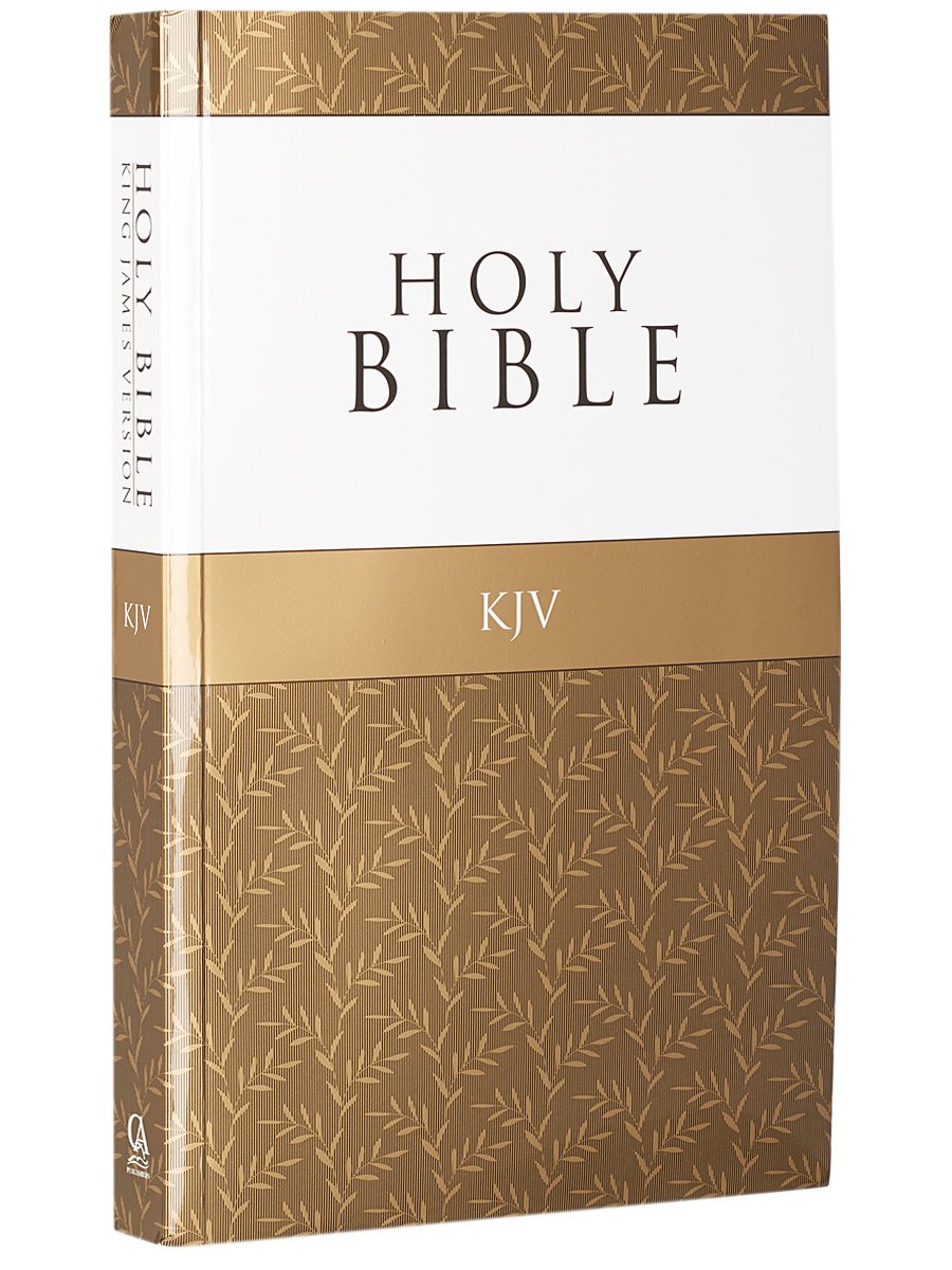 KJV Holy Bible, Outreach Bible  Softcover, King James Version, Antique Gold Olive Branch (KJV Outreach Editions),Used