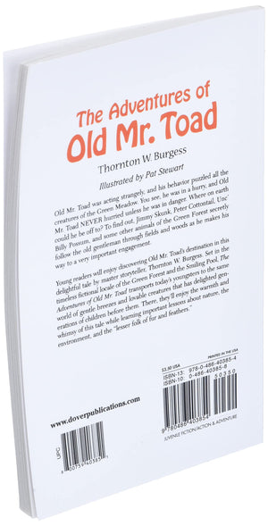 The Adventures of Old Mr. Toad (Dover Children's Thrift Classics),Used