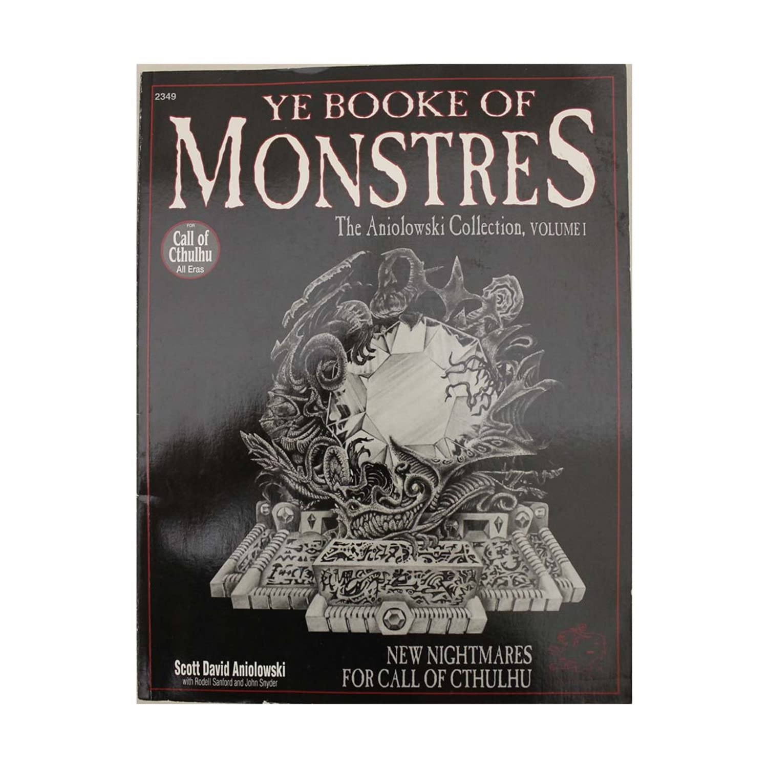 Ye Booke of Monstres: The Aniolowski Collection, Vol 1 (Call of Cthulhu Horror Roleplaying),Used