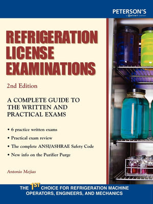 Refrigeration License Examinations (Arco Professional Certification and Licensing Examination Series),Used