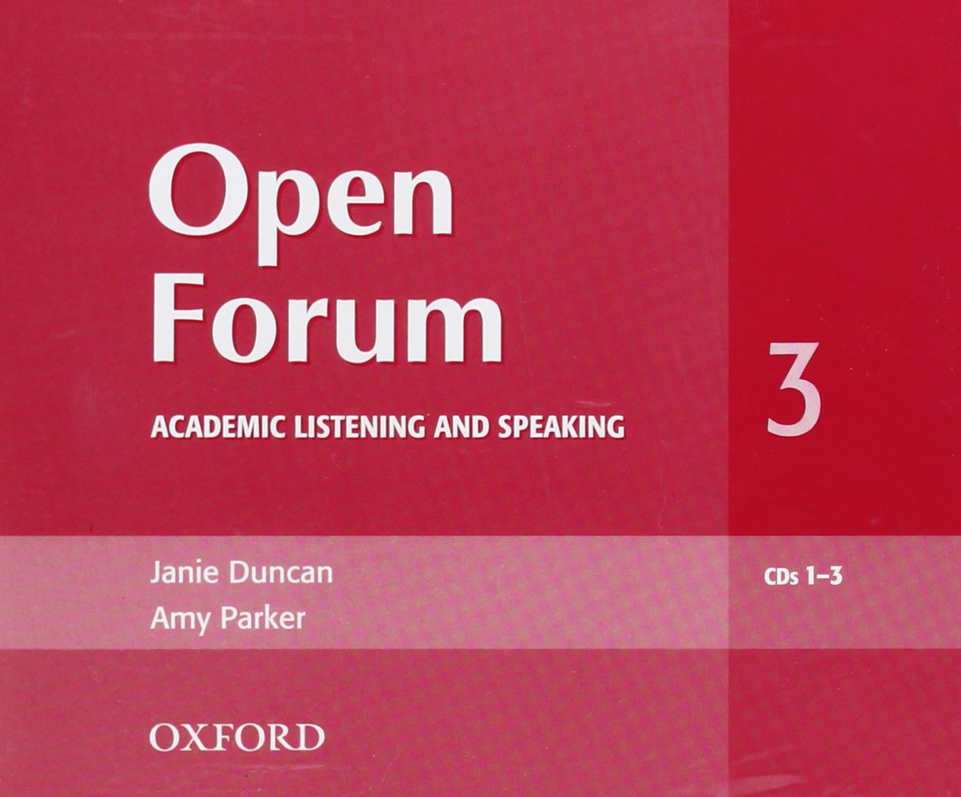 Open Forum 3 Audio CD: Academic Listening and Speaking CD (Open Forum Series),Used