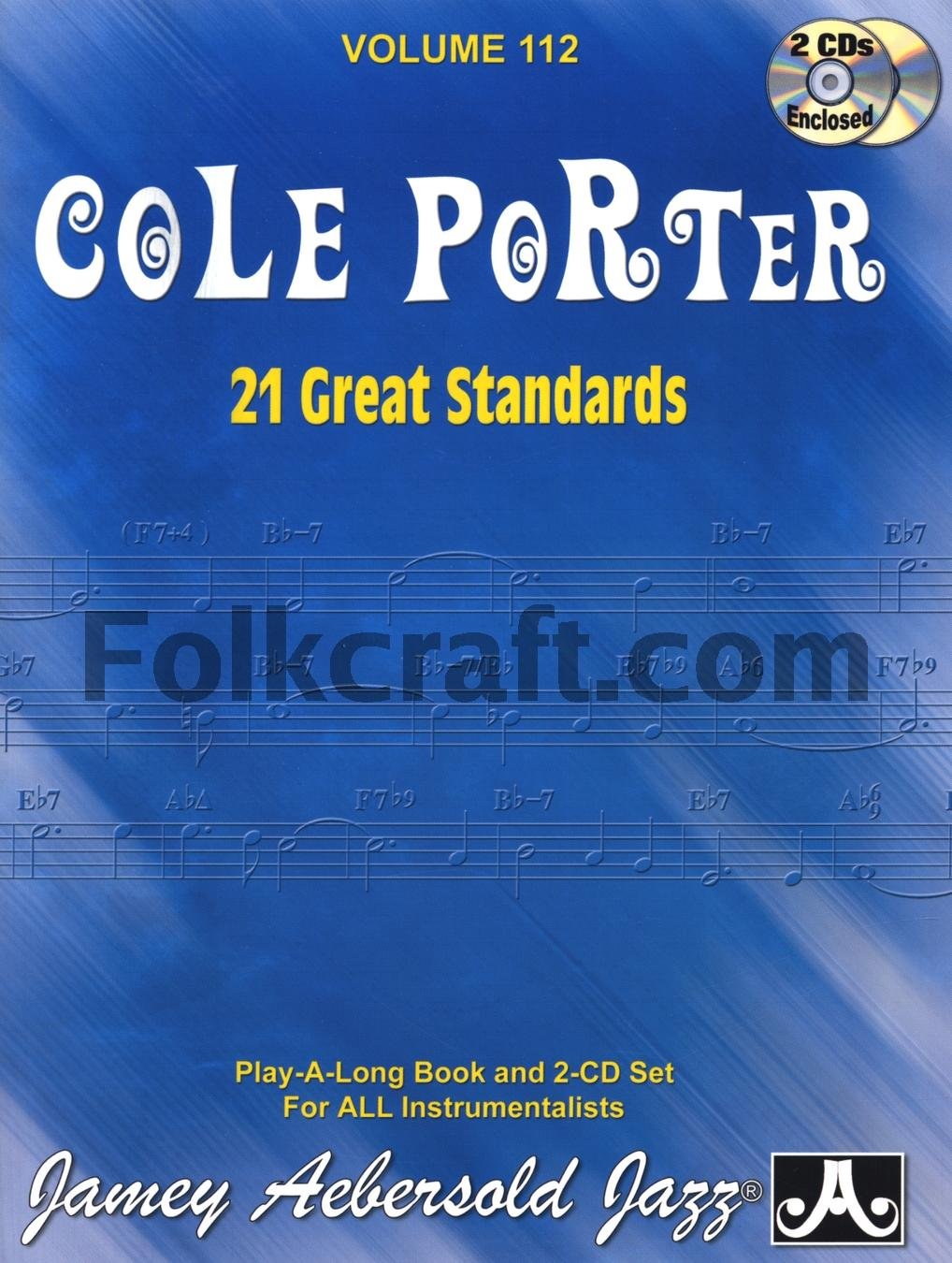 PlayALong Series, Vol. 112, Cole Porter: 21 Great Standards (Book & 2CD Set) (Jazz PlayALong for All Instrumentalists, Vol ,New