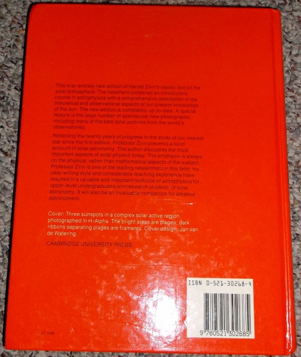 Astrophysics of the Sun,Used