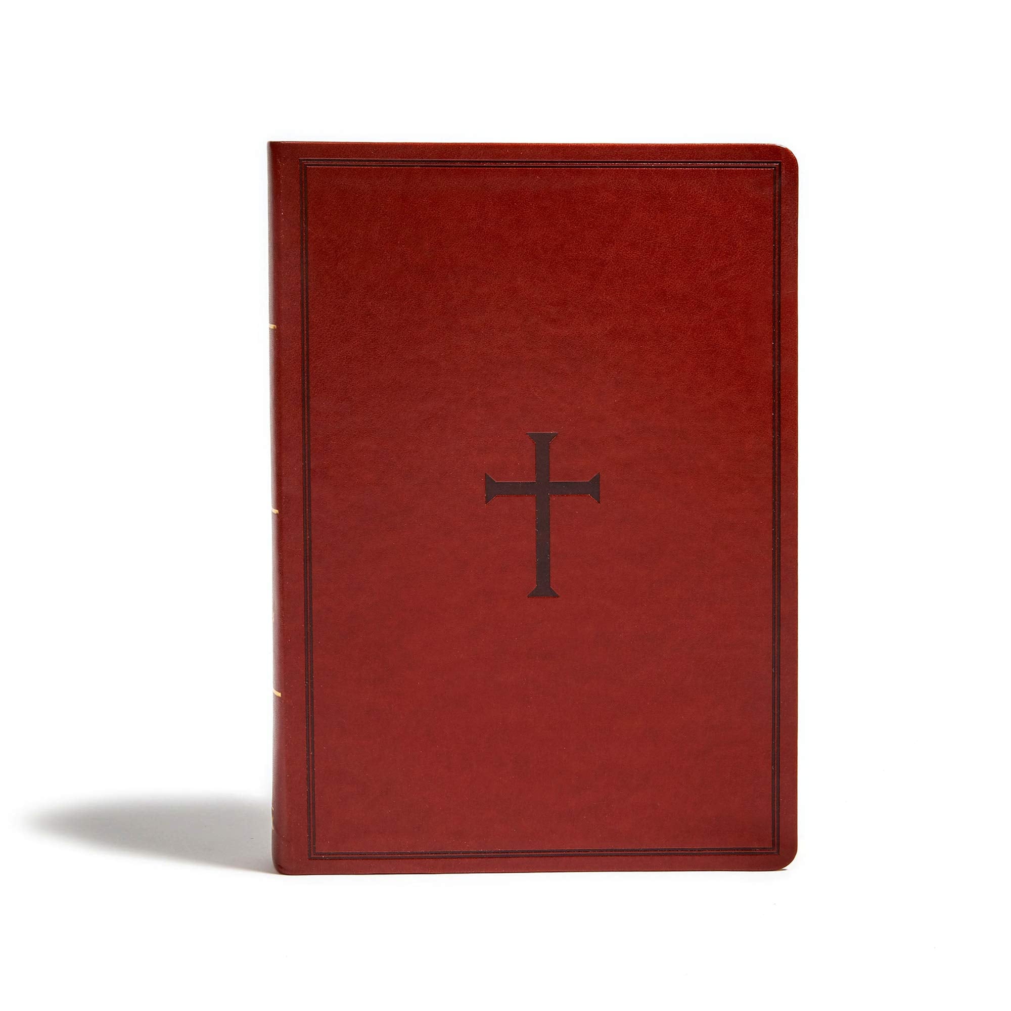 KJV Super Giant Print Reference Bible, Brown LeatherTouch, Red Letter, Pure Cambridge Text, Presentation Page, CrossReferences,,Used