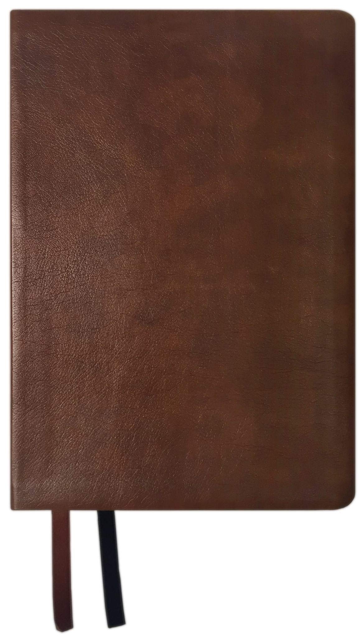 NASB Large Print Ultrathin Reference Bible, Brown, Leathertex, 2020 text,Used