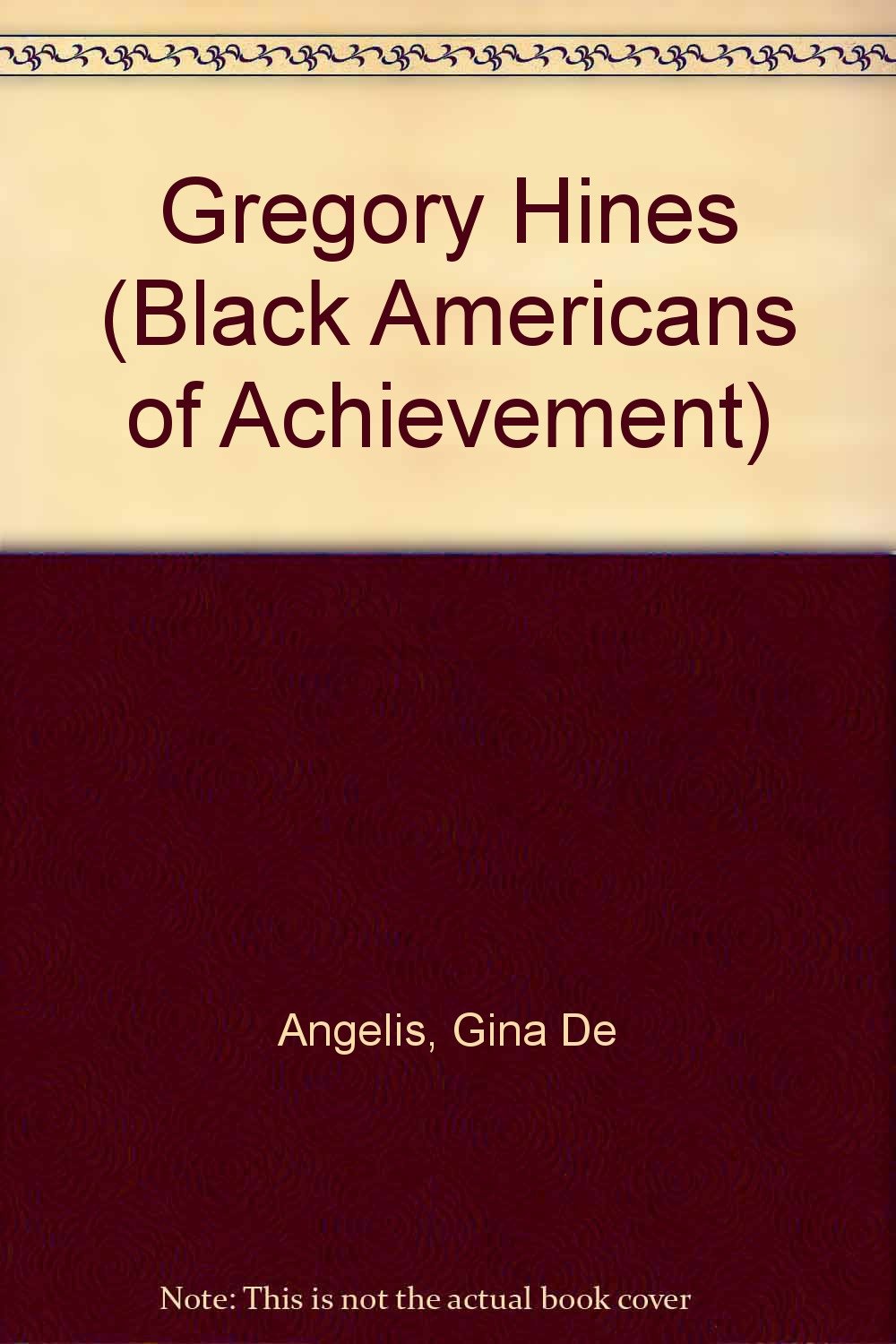 Gregory Hines (Black Americans of Achievement),Used