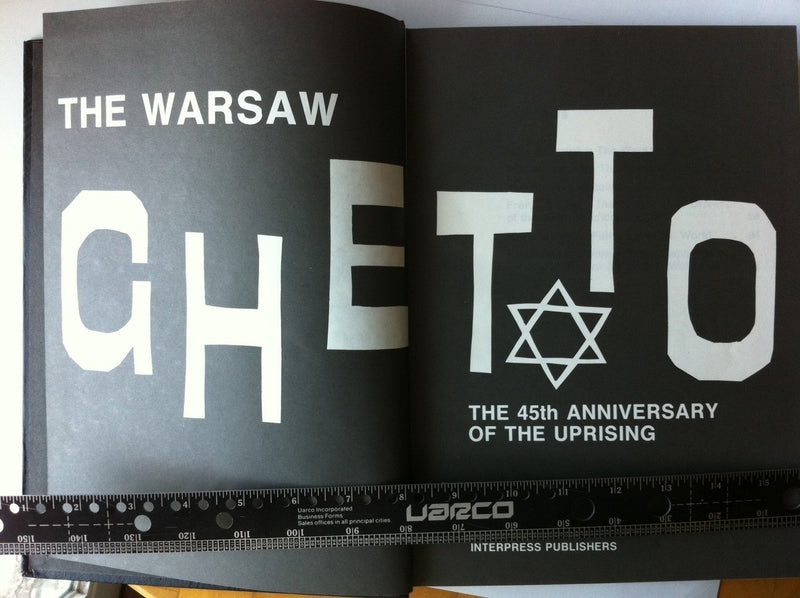 The Warsaw ghetto: The 45th anniversary of the uprising,Used