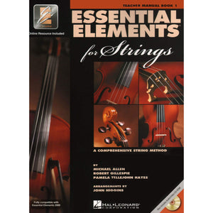 Essential Elements For Strings  Book 1 With Eei: Teacher Manual,New