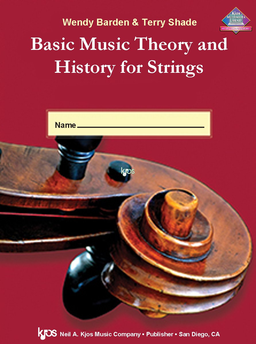 L65CO  Basic Music Theory and History for Strings  Workbook 1  Cello,Used