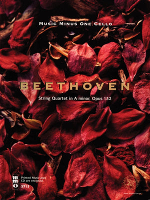 Beethoven  String Quartet in A Minor, Op. 132: Music Minus One Cello Deluxe 2CD Set,New