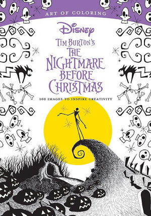 Art Of Coloring: Tim Burton'S The Nightmare Before Christmas: 100 Images To Inspire Creativity