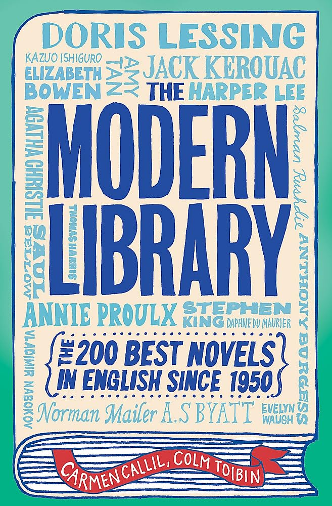 The Modern Library: The Two Hundred Best Novels in English Since 1950. Carmen Callil and Colm T[ibn,Used