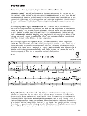 Brazilian Piano  Choro, Samba, and Bossa Nova Hal Leonard Keyboard Style Series (Book/Online Audio),New