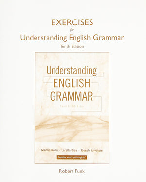 Exercise Book For Understanding English Grammar,New