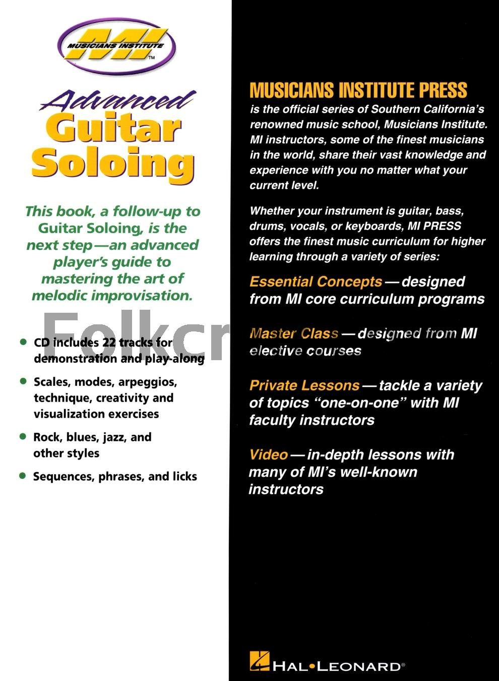 Advanced Guitar Soloing: The Professional Guide to Improvisation,New