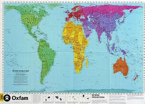 Peters World Map,Used