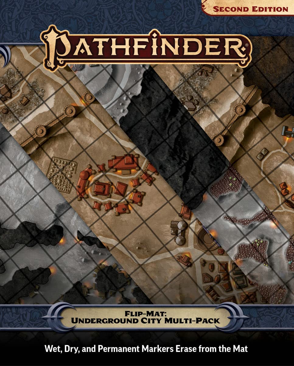 Pathfinder FlipMat: Underground City MultiPack,New