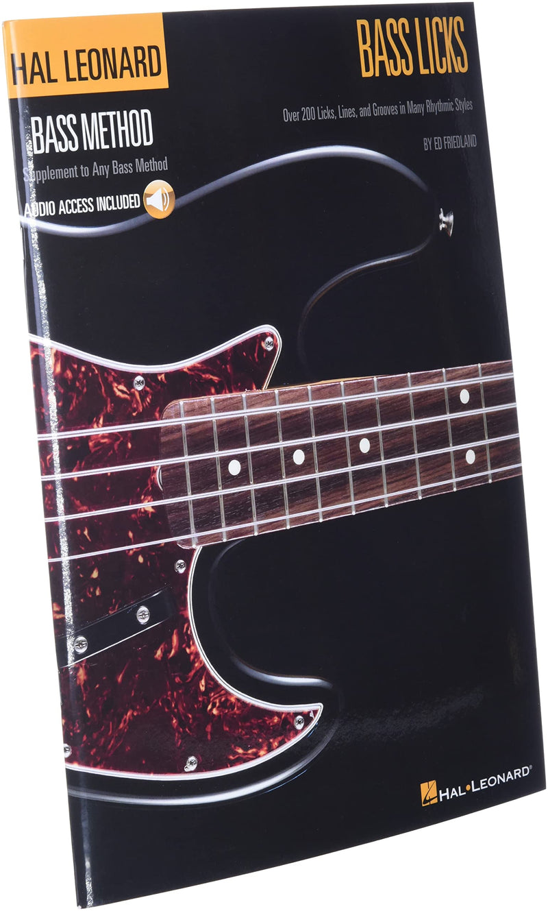 Bass Licks  Hal Leonard Bass Method Supplement (Book/Audio),New