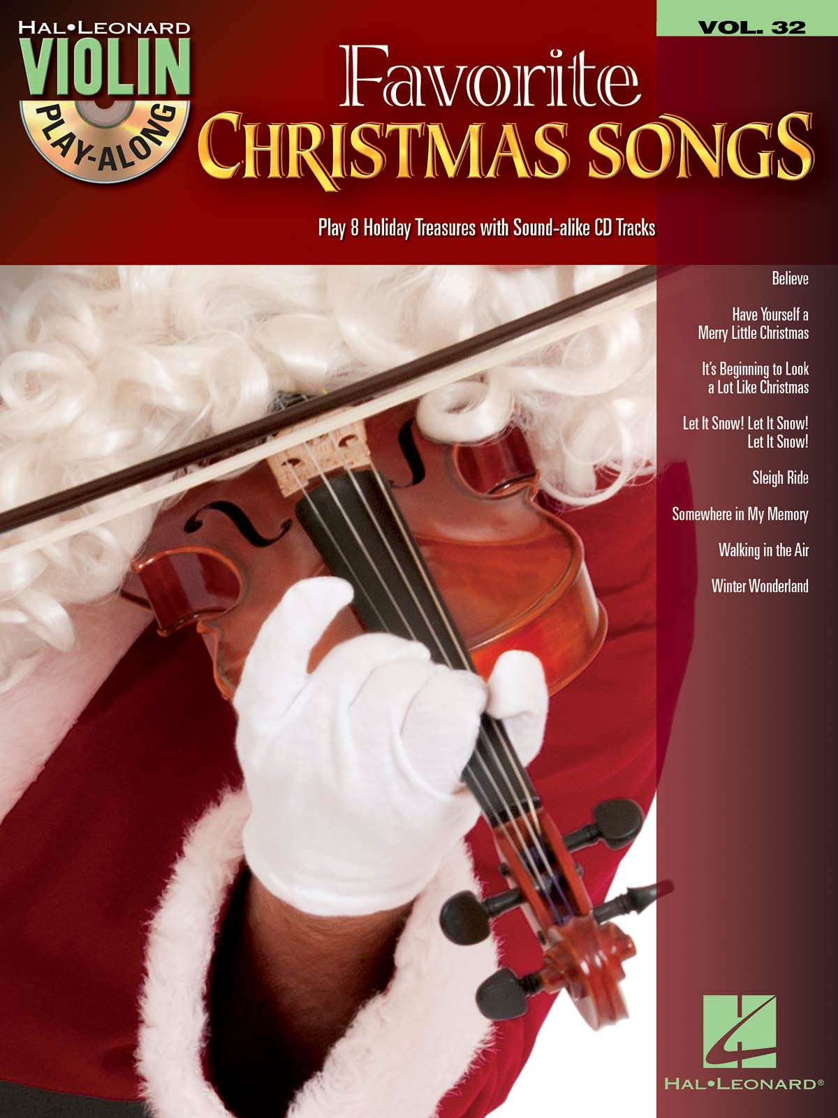 Favorite Christmas Songs: Violin Playalong Volume 32 (Hal Leonard Violin Playalong, 32),Used