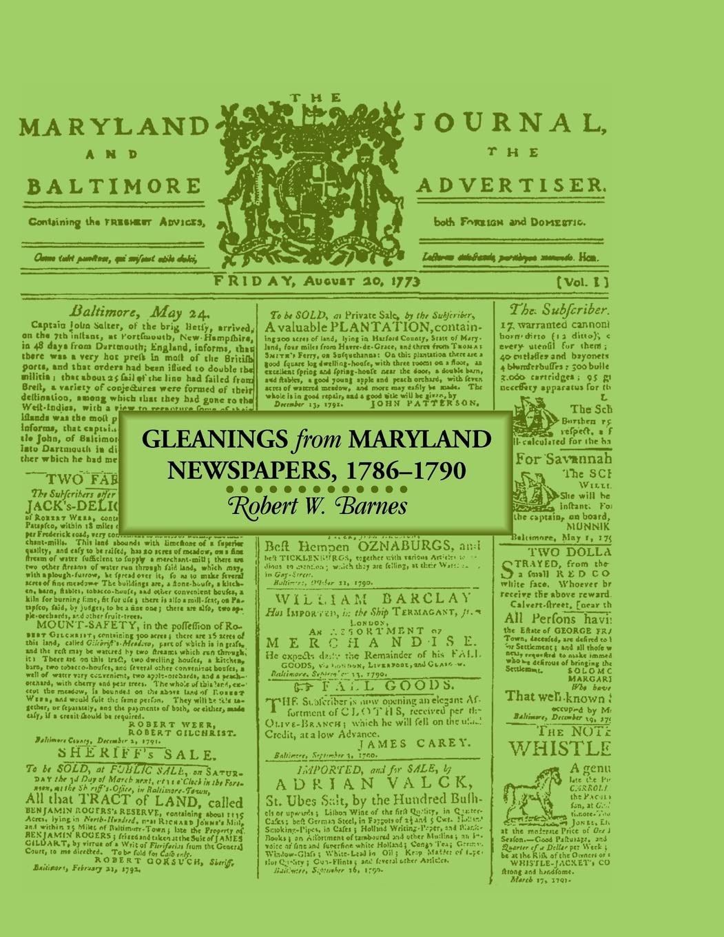 Gleanings from Maryland Newspapers 178690,Used