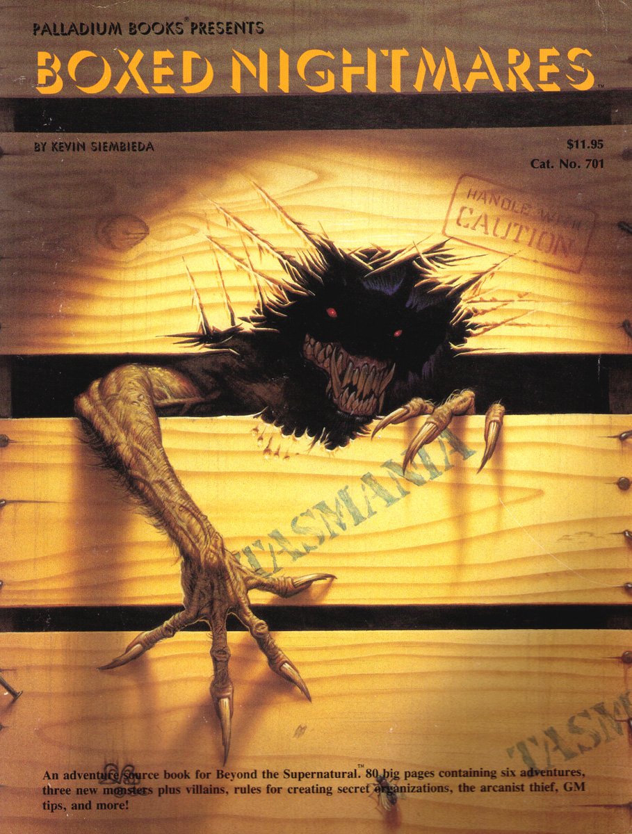 Boxed Nightmares: Adventure Sourcebook for Bts,Used