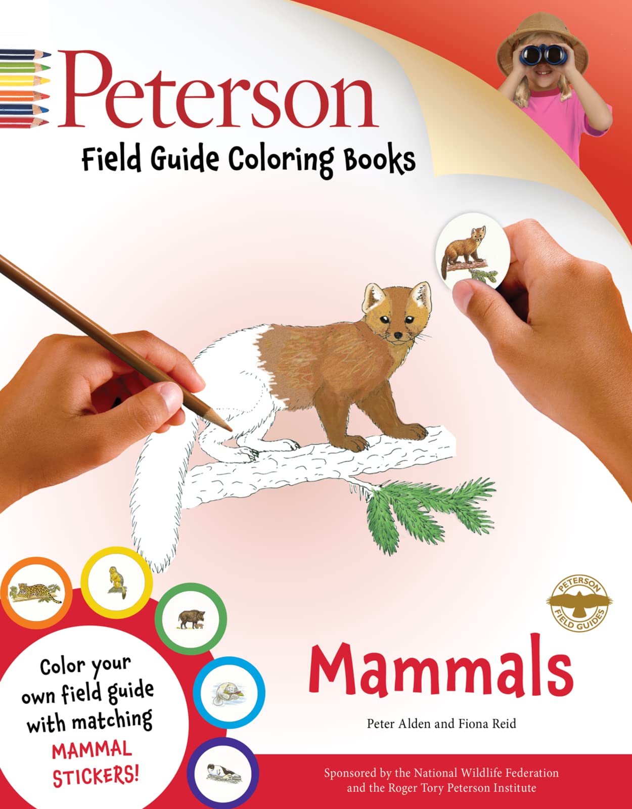 Peterson Field Guide Coloring Books: Mammals (Peterson Field Guide ColorIn Books),Used