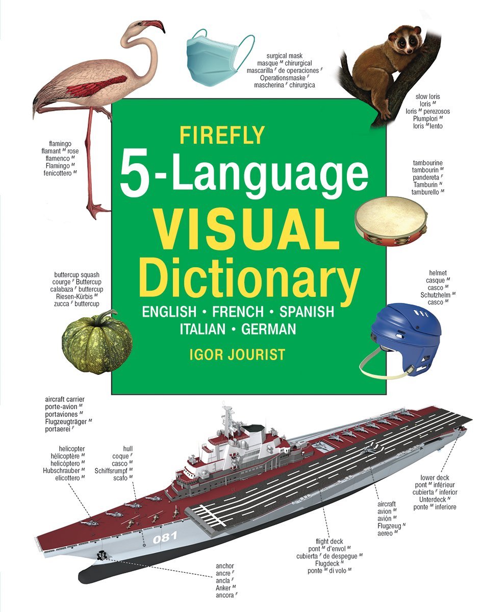 Firefly 5 Language Visual Dictionary: English, French, German, Italian, Spanish,Used