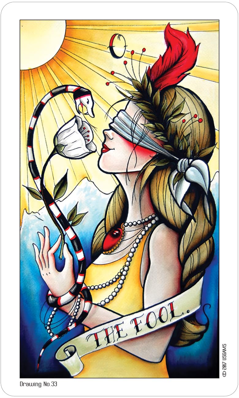 Eight Coins' Tattoo Tarot,Used