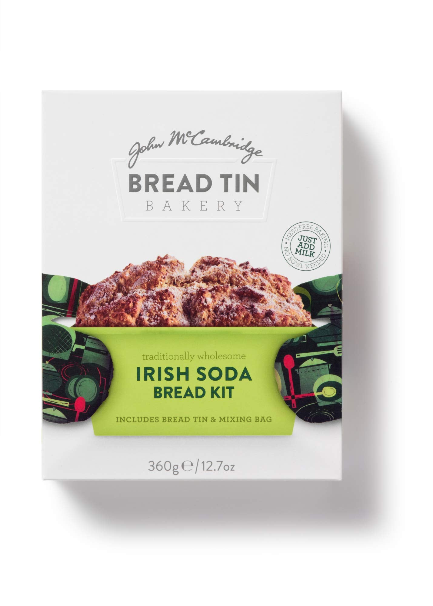 Traditional Irish Soda Bread Mix By John Mccambridge  Whole Grain Mix, Everything Included Except Milk  Bake At Home In Included