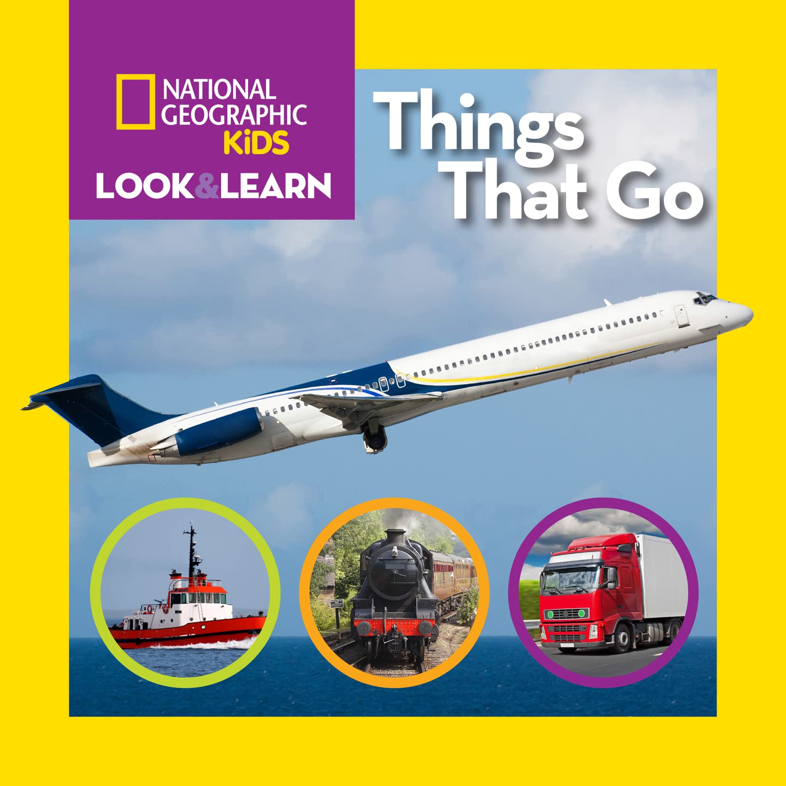 National Geographic Kids Look and Learn: Things That Go (Look & Learn),Used