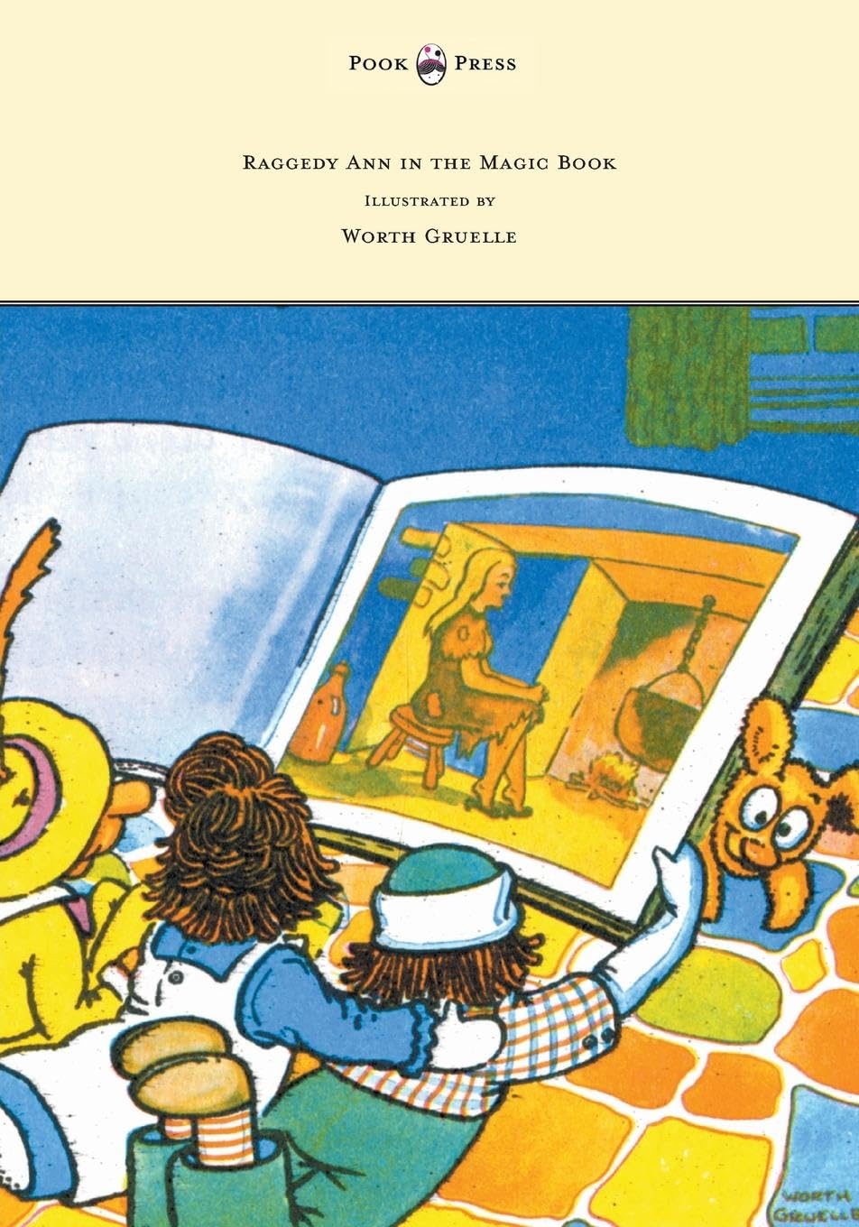 Raggedy Ann In The Magic Book  Illustrated By Worth Gruelle,Used