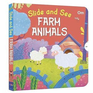 Slide And See Board Book : Farm Animals