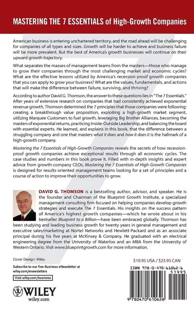 Mastering the 7 Essentials of HighGrowth Companies: Effective Lessons to Grow Your Business,New