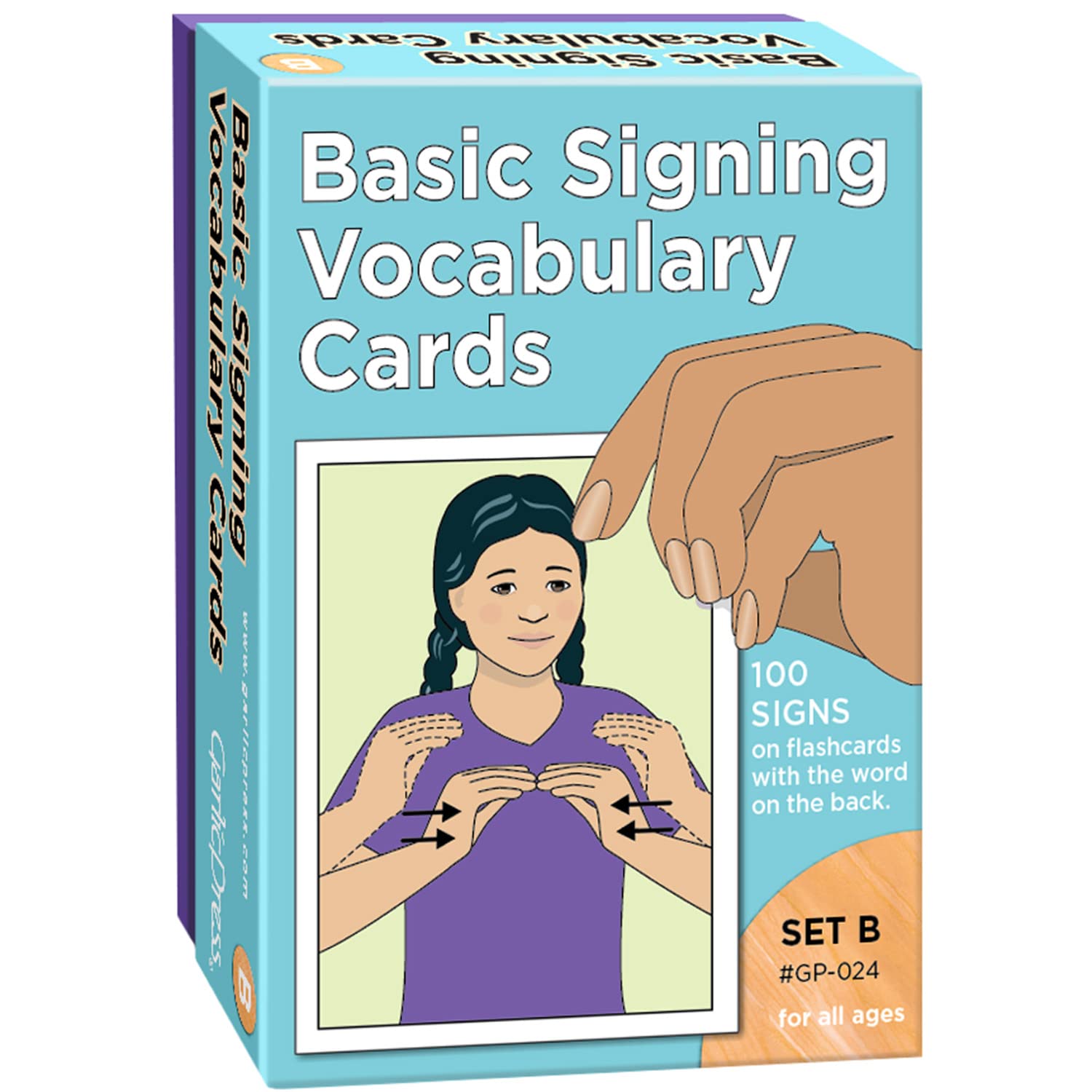 Vocabulary Cards: Set B (Blue) (Sign Language  Hearing Series/Set B),New