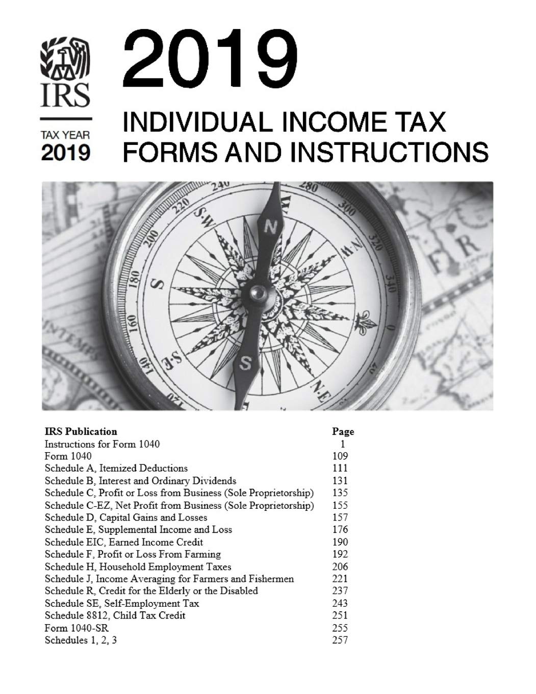 2019 Individual Income Tax Forms and Instructions: NEW for 2020!,Used