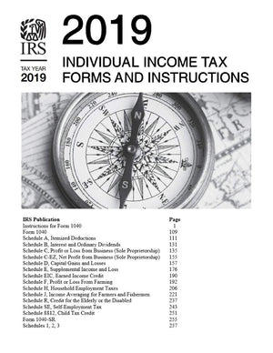 2019 Individual Income Tax Forms and Instructions: NEW for 2020!,Used