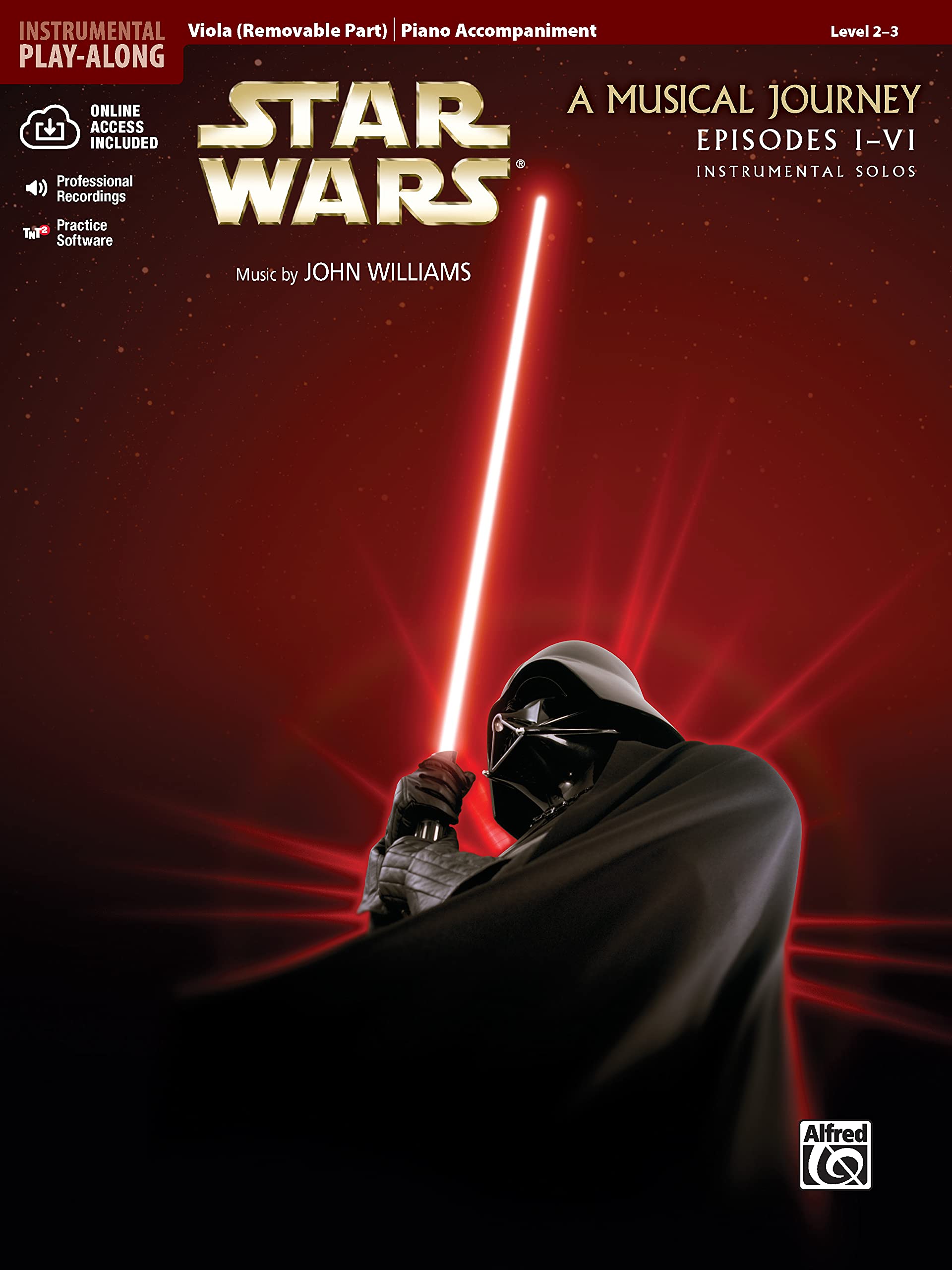 Star Wars Instrumental Solos for Strings (Movies IVI): Viola, Book & Online Audio/Software (Pop Instrumental Solos Series),Used