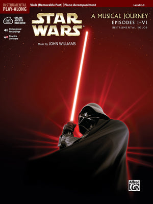 Star Wars Instrumental Solos for Strings (Movies IVI): Viola, Book & Online Audio/Software (Pop Instrumental Solos Series),Used