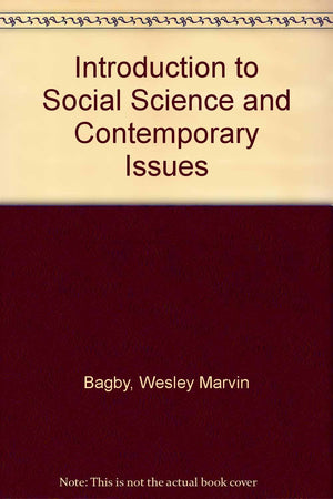 Introduction to Social Science and Contemporary Issues,Used