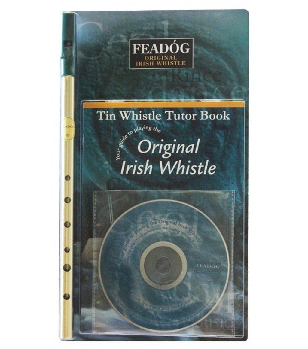 Feadog Triple Pack  Original Irish Whistle, Book, & CD,New