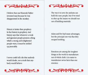 Mark Twain: Wit And Wisecracks (Americana Pocket Gift Editions)