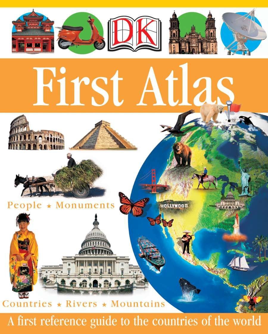 DK First Atlas: A First Reference Guide to the Countries of the World (DK First Reference),Used