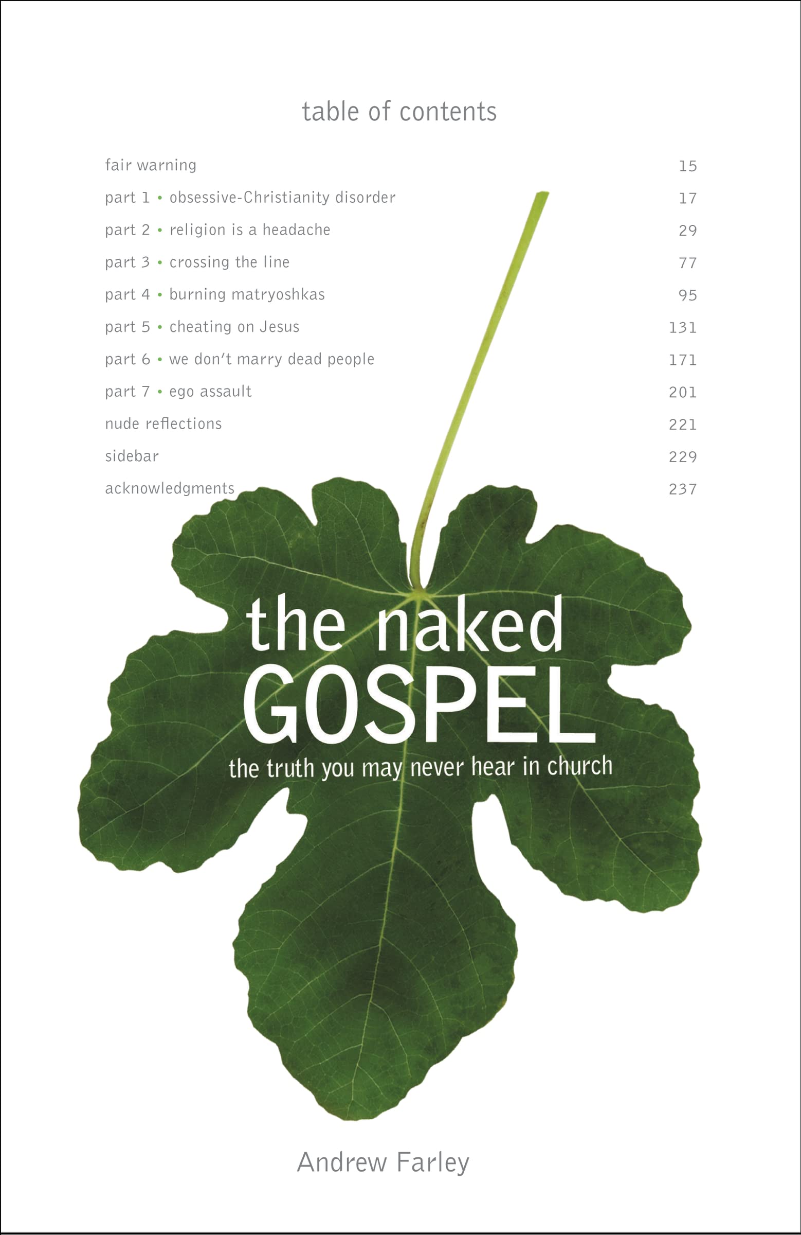 The Naked Gospel: The Truth You May Never Hear In Church,New