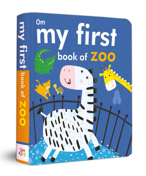 My First Book Of Zoo: Easy Animal Names With Colorful Images & Educational Fun Facts | Babys First Learning Book | Vocabulary Building | First Book Of Jungle Creatures | Visual Zoo Adventure | Animal Learning Board Book For Children