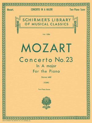 Concerto No. 23 In A, K.488: Schirmer Library Of Classics Volume 1584 National Federation Of Music Clubs 20242028 Piano Duet (S