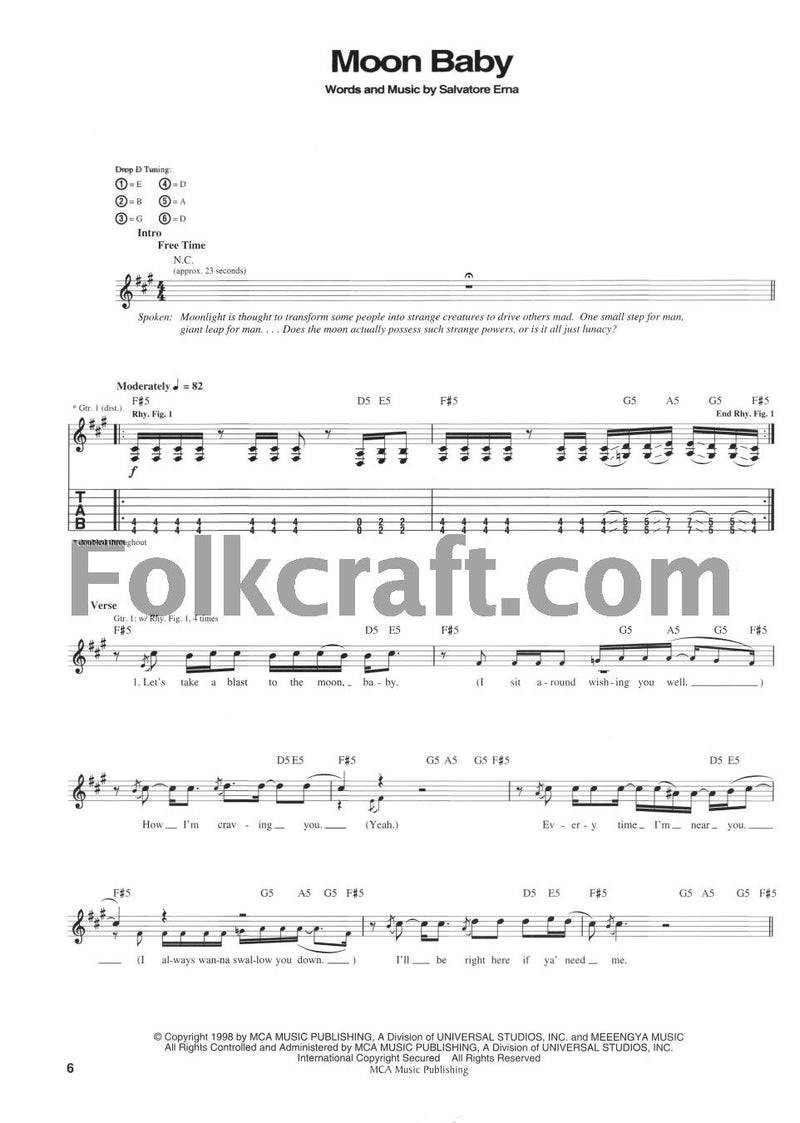 Godsmack: Authentic Guitar Tab,Used