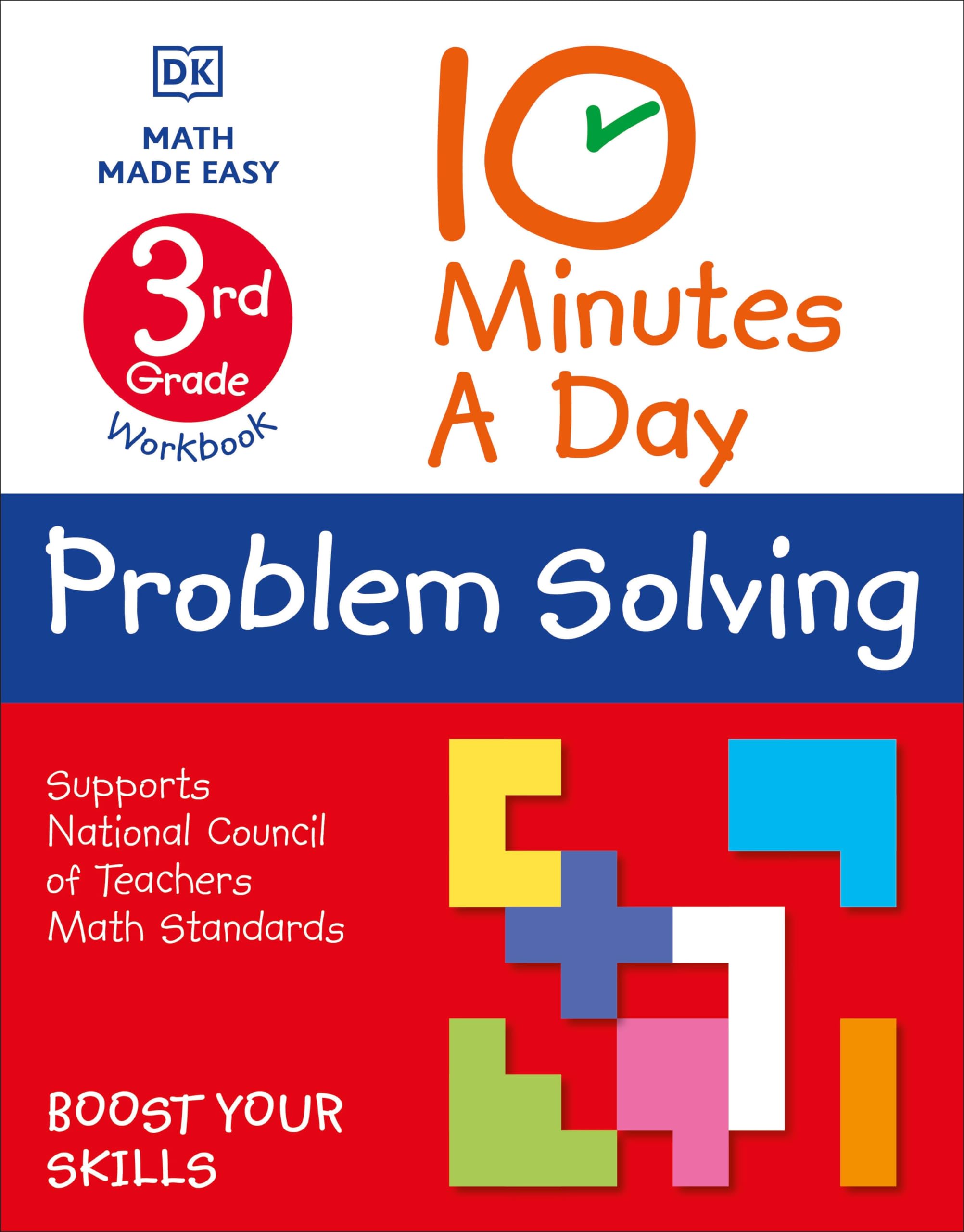 10 Minutes A Day Problem Solving, 3Rd Grade,New