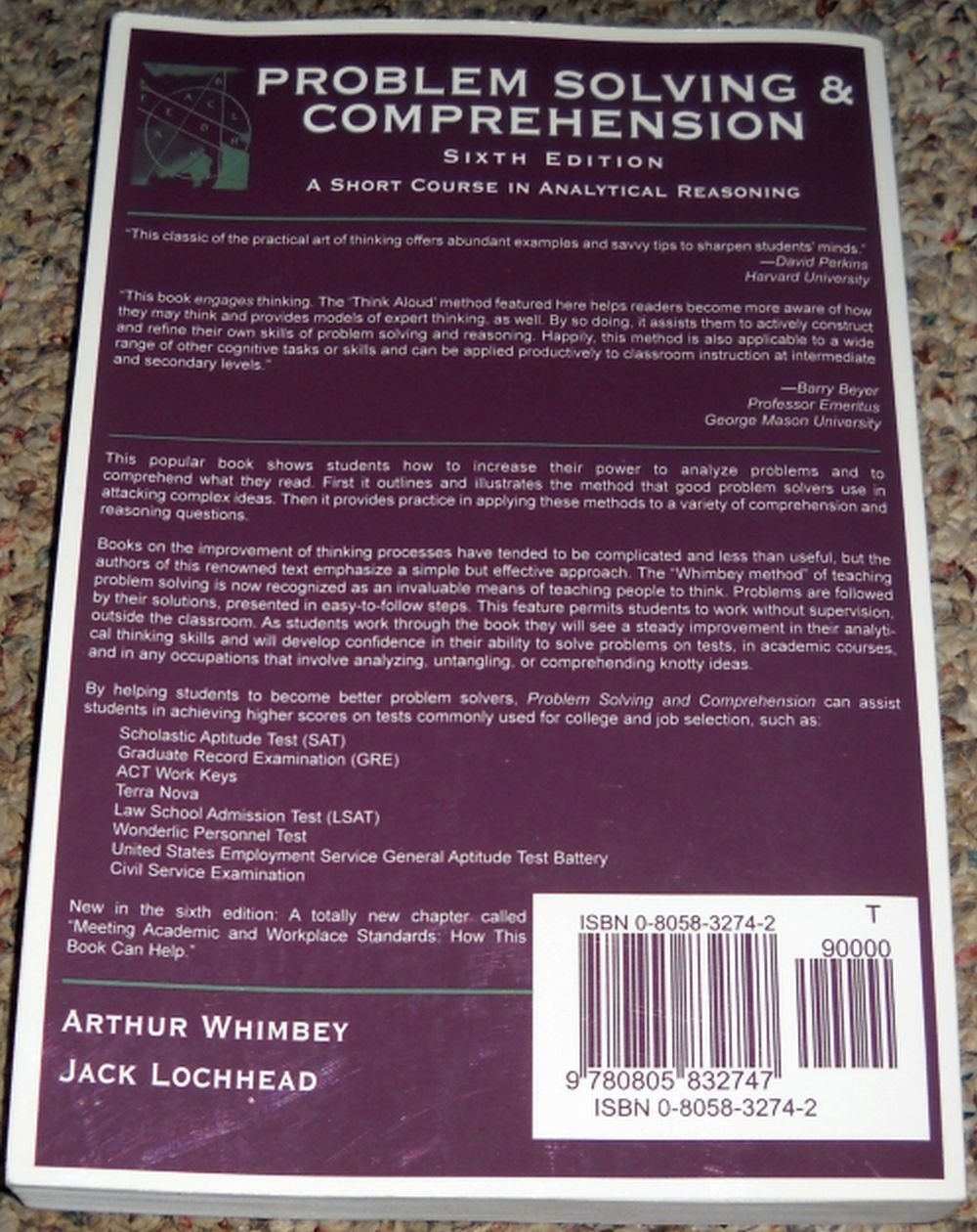Problem Solving & Comprehension,New
